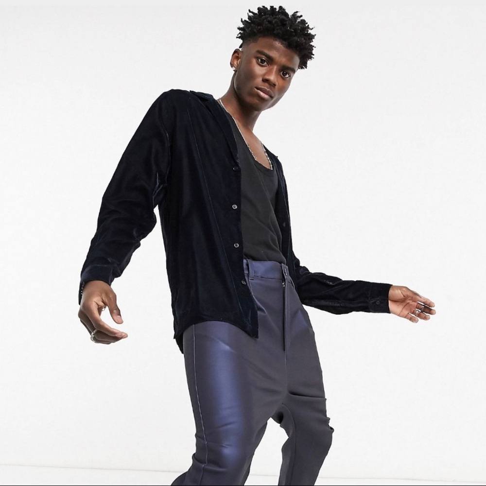 Men’s 𝗔𝗦𝗢𝗦 L/S Velvet Shirt